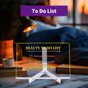 Lumi Board Led Drawing Tablet LED Board with Colors Acrylic Dry Erase Board with Adjustable Stand Led Notes Board with 7 Markers Halloween Decor Gift (30 cm x 20 cm (11.81" x 7.87"))