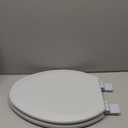 "KOHLER 4636-RL-95 Cachet ReadyLatch Elongated Toilet Seat Slow Close, Soft Close Toilet Seat Quiet Lid, Contoured Grip-Tight Bumpers Installation Hardware, Apartment Essentials, Ice Grey "