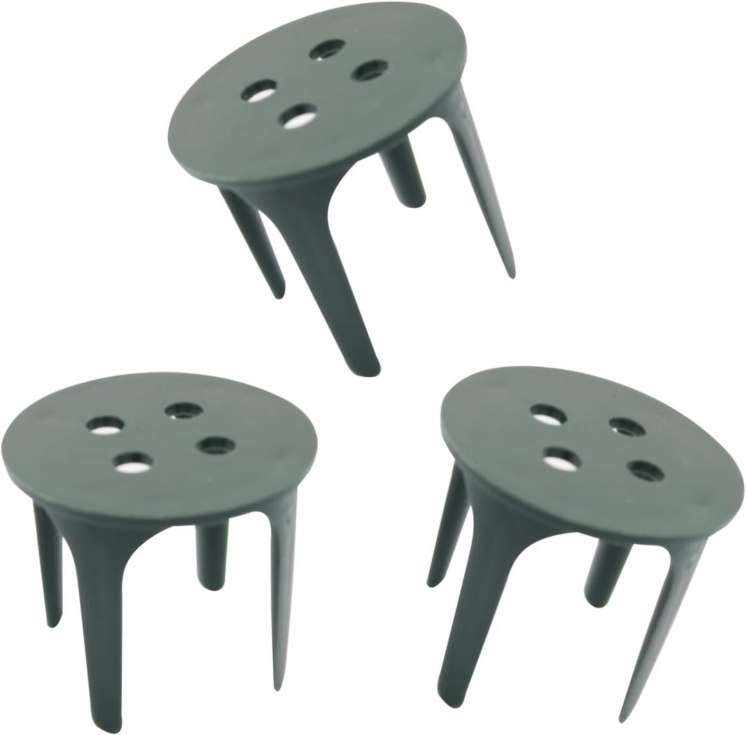 Pro Bamboo Kitchen 50PCS Flower Foam Anchor Nails Flower Plastic Anchor Pin Holder Flower Clay Nails Floral Accessories for Birthday Party Wedding Flower Box Decoration