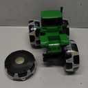 TOMY Monster Treads Lightning Wheels - John Deere Tractor - Motion Activated Light Up Monster Truck Toy - John Deere Tractor Toys - Frustration Free - Ages 3 Years and Up