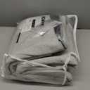 HOMFINE Washable Modern Area Rug - Geometric Style 5x7 Rugs for Living Room, Bedroom, Machine Washable Rug Soft Non Slip Non Shedding Area Rug - Grey, 5'x7'