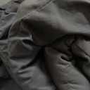 Alaskan King Comforter 132''x120''- Extra Large Oversized King Cooling All Seasons Down Alternative Lightweight Quilted Duvet Insert with Corner Tabs - Dark Grey