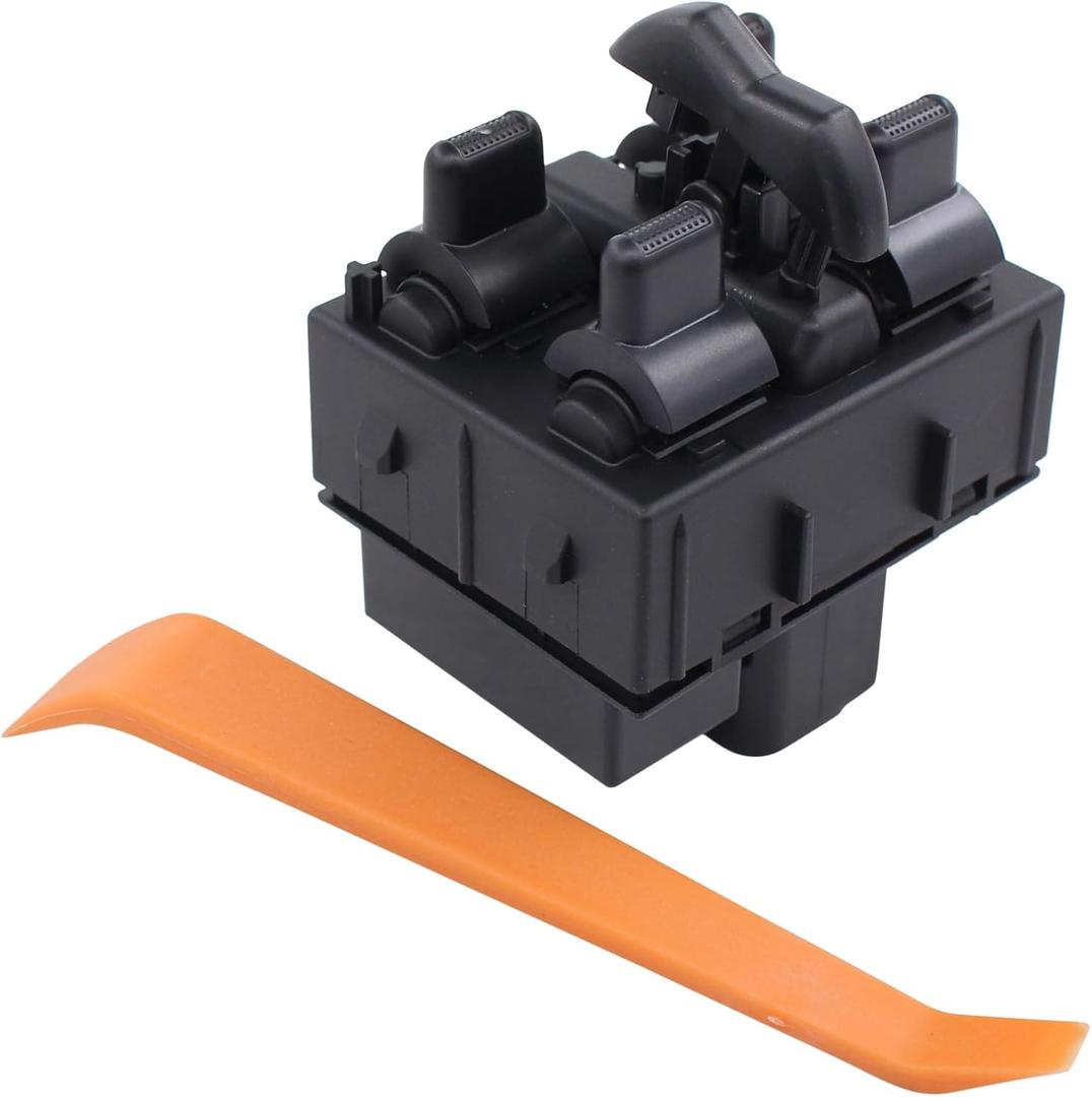 MOTOKU Front Driver Side Window Switch for Jeep Wrangler 4 Door 2007-2010