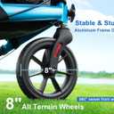 WALK MATE 3 Wheel Rollator Walker with Seat for Slim Seniors, Padded Backrest Lightweight Foldable Travel Walker Ideal for Elderly, 8 Inch Tri-Wheel Modern Mobility Walking Aid Aluminum, Blue