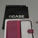 OCASE Compatible with iPhone 13 Wallet Case, PU Leather Flip Folio Case with Card Holders RFID Blocking Kickstand [Shockproof TPU Inner Shell] Phone Cover 6.1 Inch 2021 (Litchi Rose)