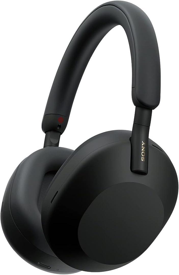 Sony WH-1000XM5 Premium Noise Canceling Headphones, Auto NC Optimizer, 30-Hour Battery, Alexa Voice Control, Black