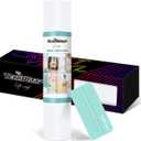 TECKWRAP Clear Matte Vinyl Transfer Tape for Vinyl Layer Low Tack 12 x 30FT Perfect for Craft Adhesive Vinyl for Decals, Signs, Stickers, Walls, Doors, Windows