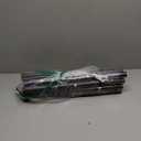 Curtain Rods for Windows 16 to 144 Inches Adjustable Length 1 Inch Diameter Window Curtain Rod with Aluminium End Cap, Antique Bronze