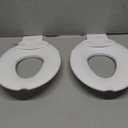 Ingenuity: ity by Ingenuity Flip & Sit Potty Seat 2pk (White)  Easy to Set Up & Remove Potty Training Seat That Attaches to Adult Toilet Seat