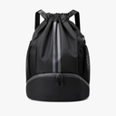 Drawstring Backpack Gym Bag with Shoes Compartment for Soccer, Basketball, Swim, Water-Resistant String Backpack Beach Cinch for Women Men
