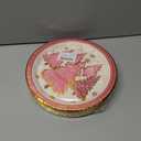 40Pcs 9 Inch Christmas Plates Merry Christmas Disposable Paper Plates Gold Foil Pink Xmas Tree Party Plates for Holiday Party Dinner Tableware Supplies Decor