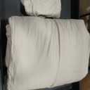 Bedsure Comforter Full Size 5 Pieces - Full Size Comforter Set with Checkered Throw Blanket and Decorative Pillow, Lightweiget Bedding, All Season Bedding Sets, Linen Beige (01 - Linen Plaid)