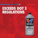 Valvoline DOT 3 Synthetic Brake Fluid with High Boiling Point, Corrosion Protection, Vapor Lock Resistance, Compatible with ABS, Disc and Drum Brake Systems, 32oz