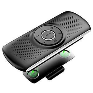 Wireless in Car Handsfree Speakerphones, TIANSHILI Portable Bluetooth Speaker,Stereo Sound Enhanced Bass/Built-in Mic/TF Card Player/Google Assistant Voice Command for Car, Home, Outdoor