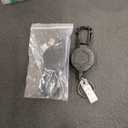 2 Pack Retractable Keychain Heavy Duty Carabiner Badge Holder, Tactical ID Badge Reel with 32” Steel Retractable Cord, 8.0 OZ