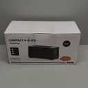 4 Slice Toaster, Long Slot Touch Screen Retro Toaster with Digital Countdown, Extra-Wide Slots for Bagels & Artisan Bread, 6 Browning Levels, 5 Bread Modes, Defrost Reheat Cancel, Stainless Steel (Black)