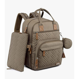 iniuniu Diaper Bag Backpack, 4 in 1 kit Large Unisex Baby Bags for Boys Girls, Waterproof Travel Back Pack with Diaper Pouch