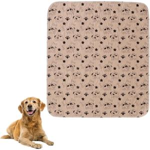 Puppy Pads with Pheromones, Reusable Washable Pet Training Pads, Leak-Proof Odor Control for Indoor Use, Car Seat and Furniture Protection, 15.75 x 23.62 Inches Brown