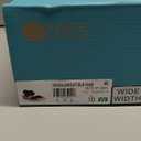 BZees Womens Reveal Bright Machine Washable Comfort Wedge Sandal Black, Size 10