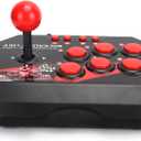 Arcade Fight Stick, 4 in 1 Wired Arcade Joystick Arcade Games Controller with Turbo Functions, Suitable for Switch/PC/PS3/Android Games