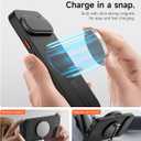 SURITCH for Google Pixel 10/10 Pro Phone Case, Compatible with MagSafe, Protective Cover with Camera Cover & Adjustable Metal Kickstand for Pixel 10/10 Pro 2025 -Black