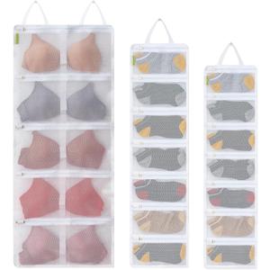 Laundry Bra Bag, Sock Laundry Bag, Lingerie Bags for Washing Delicates, Socks Organizer Mesh Bags for Washing Machine, Travel Organizer for Stocking Underwear Bra Lingerie Socks