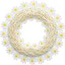 IDONGCAI DIY Embroidered Fabric Flower Trim 1 inch 7 Yards Approximately 200 Small Fabric Flowers for Crafts, Wedding Decorations, Gift Wrapping, Apparel, Hair Accessories & Home DIY Projects