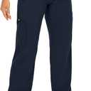 Toomett Women's Hiking Pants Quick Dry UPF 50 Travel Golf Pants Lightweight Camping Work Cargo Pants Zipper Pockets, 6608, Blue, M