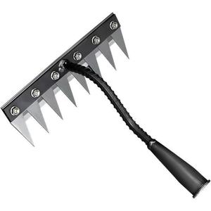 Gardening Hand Weeder Puller Tool, Manual Weeder with Detachable Blade Weeder Puller Tool,High-Carbon Steel Weed Removal Tool for Farm Lawn Garden, 5/6/7/8 Teeth Sizes (8 Teeth)