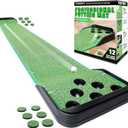 CHAMPKEY Golf Putting Green Indoor - Advanced Guides Golf Putting Mat - Enhance Putting Accuracy and Challenge