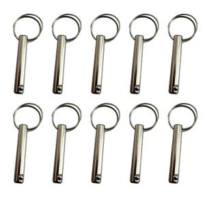 2 x 10Pcs Safety Pin for Skyjack (3/8" Diameter x 2" L) 100509 Skyjack Parts Quick Release Pin for Skyjack Scissor Lifts SJIII 3215 SJIII 3219 SJIII 3220 SJIII 3226 SJIII 4620 SJIII 4626 SJIII4632