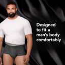 Depend Real Fit Adult Diapers, Incontinence Underwear for Men, Disposable, Maximum Absorbency, Large/Extra Large, Black, 52 Count (2 Packs of 26)