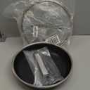 Nonstick Stainless Steel Pan Set  11 Wok with Lid + 10 Frying Pan with Lid, Tri-Ply Honeycomb Hybrid Pans, Premium Kitchen Bundle