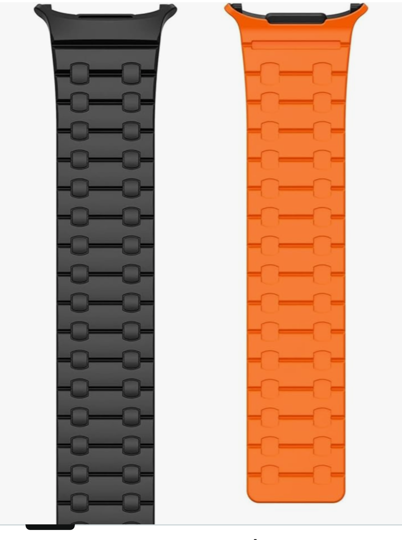 Magnetic Silicone Strap for Samsung Galaxy Watch 7 Ultra 47mm