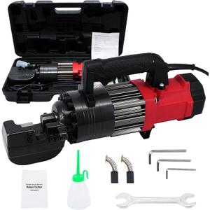 RC-22 1400W Electric Hydraulic Rebar Cutter, Cuts 3/16"(5mm)7/8"(22mm) #7 Rebar, Fast 23s Cutting Speed, 110V Portable Rebar Cutting Machine with Pure Copper Motor and Toolbox
