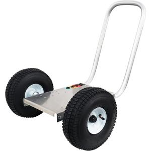 Ultimate Washer Professional Pressure Washer Cart Frame with Wheels and Push Handle (10 x 15, Silver)
