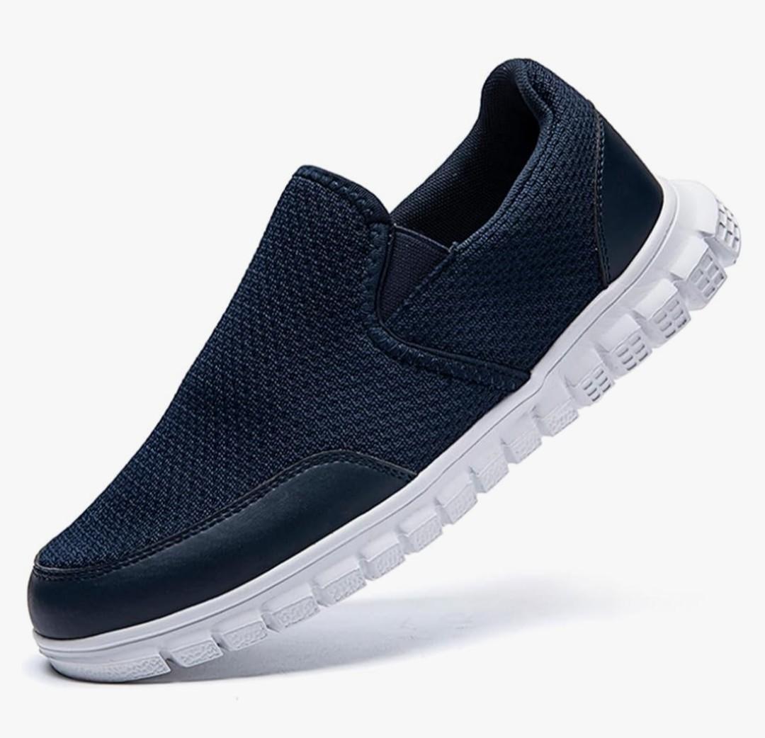 EGMPDA Mens Slip on Loafers Boat Shoes Non Slip Walking Sports Shoes Driving Shoes Casual Office Shoes Gym Light Weightg Comfortable Shoes, Size 10