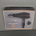 INFINITI PRO by CONAIR Hair Dryer, 1875W Blow Dryer with Diffuser and Concentrator, Ceramic Technology, 3 Heat & 2 Speed Settings, Cold Shot Button, Black