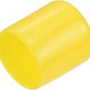 uxcell 20pcs Rubber End Caps 29mm(1 1/8") ID Vinyl PVC Round Tube Bolt Cap Cover Screw Thread Protectors Yellow