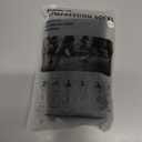 Neon X Compression Socks for Women & Men 20-30mmHg (2 pairs) Best Support for Running Athletic Cycling Nursing Pregnancy Travel Work and Fitness (Small-Medium, Black/Black)