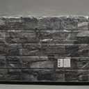 Yutianli 7mm Thick Anti-Collision Wall Panels, 10-Pack 57 Sq.Ft, Black, 3D Peel and Stick, Waterproof, Faux Brick, Self-Adhesive Decal for Bedroom, Living Room, Wall