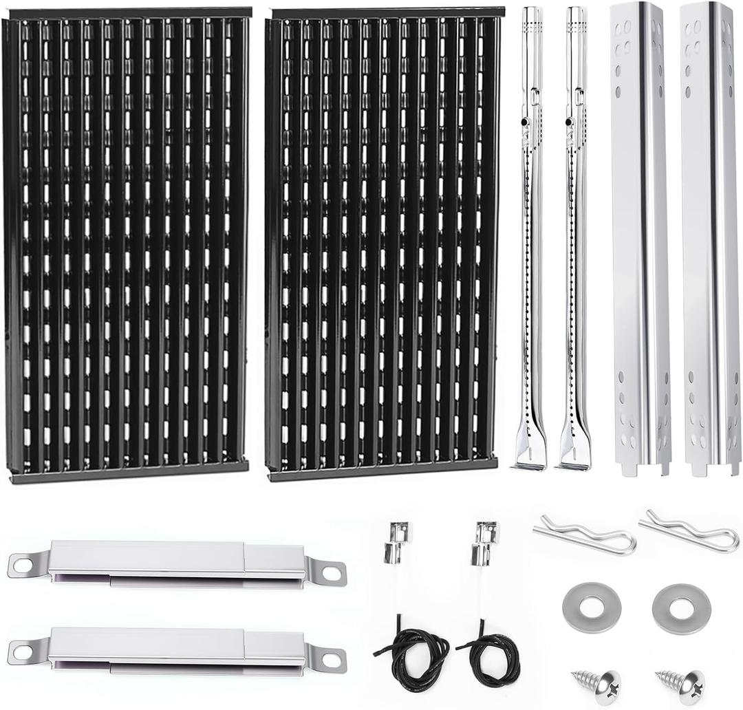 Parts for Char-Broil Tru-Infrared Grill Parts 463633316 Fits Charbroil Performance 2Burner 463645015 463672016 463370719 463336016 463672216 Grills Stainless Steel Burners Heat Plates Cooking Grates