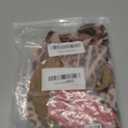 Verdusa Women's Cheetah Floral Ruffle Tube Top Y2K Strapless Backless Fitted Tops, S/M