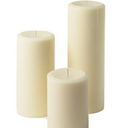 Unscented Candles 6 Pcs