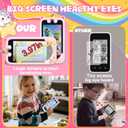 Kids Smart Phone S7 Upgraded, 3.97" Touchscreen Toddler Phone for Girls Boys, Dual Cameras Kids Phone with Learning Games, Music Player, Birthday Gifts for 3-10 Year Old Kids (Pink)
