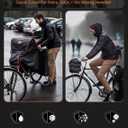 Bike Cover Waterproof Outdoor 600D Heavy Duty Bicycle Covers for 1/2/3 Bikes UV Rain Dust Snow Protection Fits Road, Mountain, Cruiser, Ebike & Electric Bikes