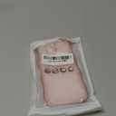 Qokey for iPhone 15 Case 6.1", Curly Wave Design Bumper Design Transparent Shiny Case Cute Clear Shockproof Protection Soft Wavy Phone Cover Case for Women Girls Men, Clear/ Pink