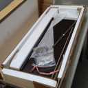 Smuxee Brown Wall Cabinet with Towel Bar - Medicine Cabinet with Adjustable Shelves, Over Toilet Cabinet for Laundry Room Kitchen