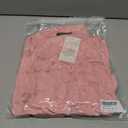 dowerme Women's Casual Dresses 2025 Fall Fashion Long Sleeve Button Up Floral Print Belted Tiered Boho Maxi Party Dress (Pink, M)