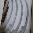 Gold Modern Chandelier 5-Light Glass Globe Ceiling Light Fixtures Mid Century Modern Sputnik Chandelier for Dining Room Kitchen Island Bedroom Living Room 41.3IN Diameter